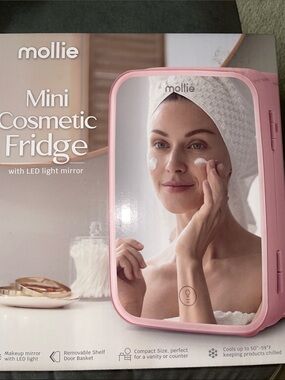 Molli Mini Cosmetic Fridge with LED light